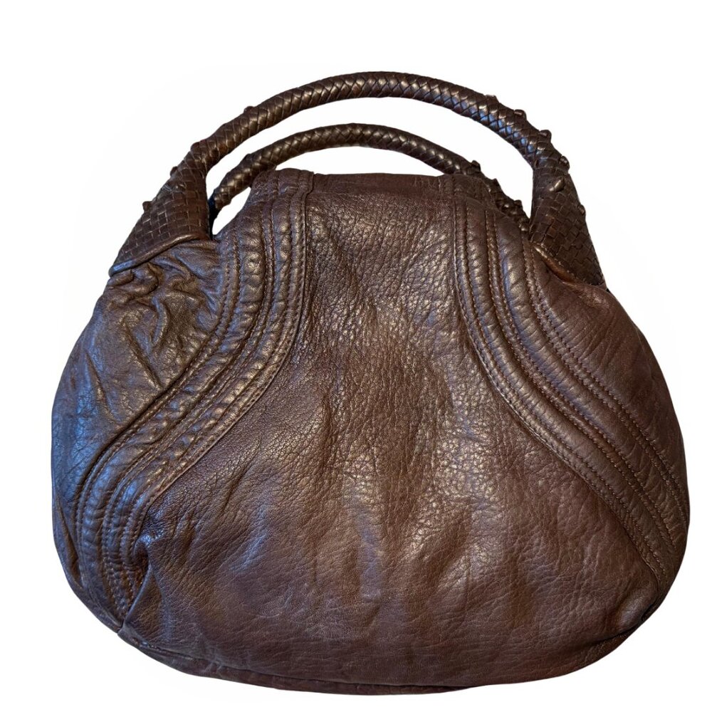 Fendi Vintage Leather Spy Bag - Iconic Hobo Handbag - Picture 4 of 4